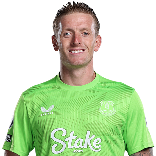 Jordan Pickford in an England shirt