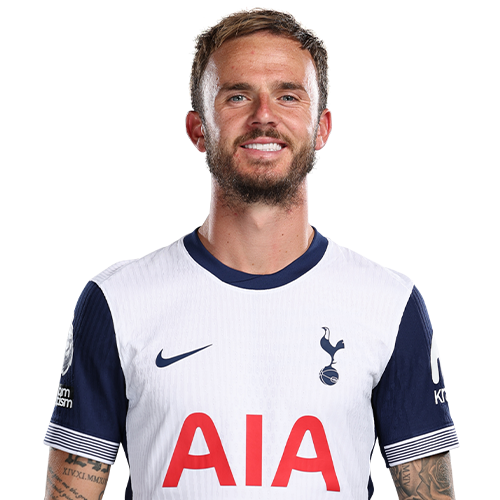 James Maddison in Tottenham Hotspur kit