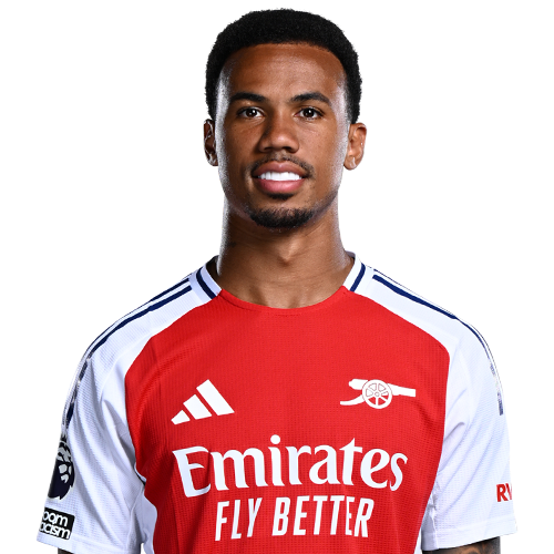Gabriel Magalhães in an Arsenal kit