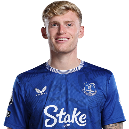 Jarrad Branthwaite in Everton kit
