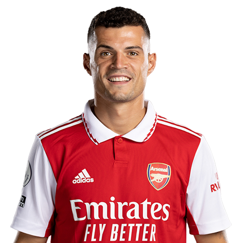 Granit Xhaka in action