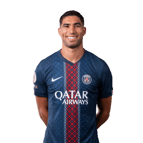 Achraf Hakimi in a Morocco shirt