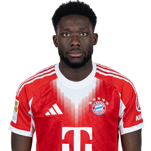 Alphonso Davies in Bayern Munich kit