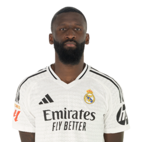 Antonio Rüdiger in a Germany shirt