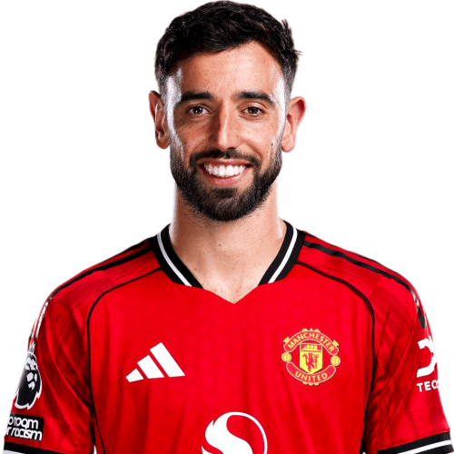 Bruno Fernandes in a Manchester United shirt