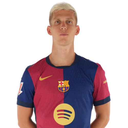 Dani Olmo in a Spain shirt