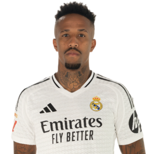 Éder Militão in a Brazil shirt