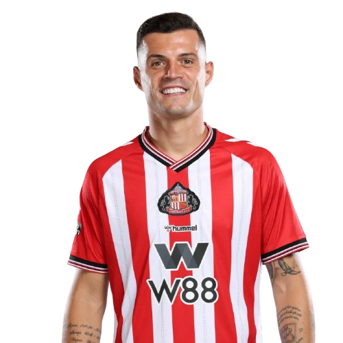 Granit Xhaka in action