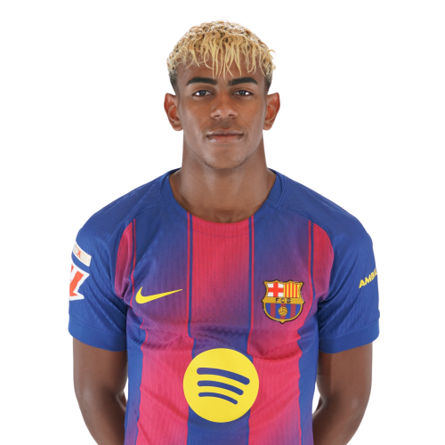 Lamine Yamal in a Spain shirt