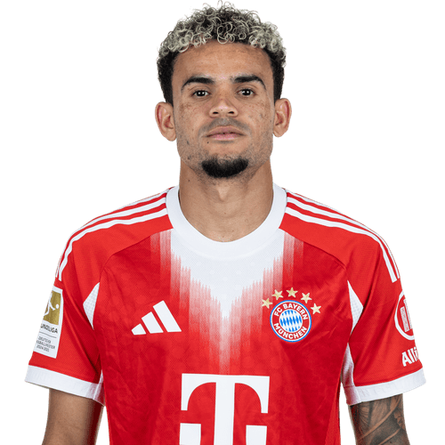 Luis Diaz in a Colombia shirt