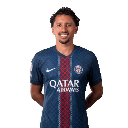 Marquinhos in a Brazil shirt