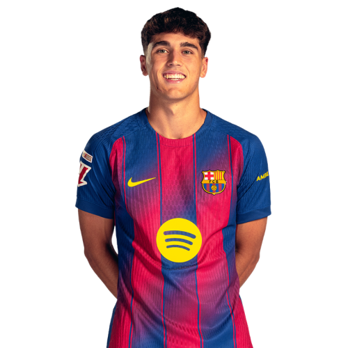 Pau Cubarsí in FC Barcelona kit