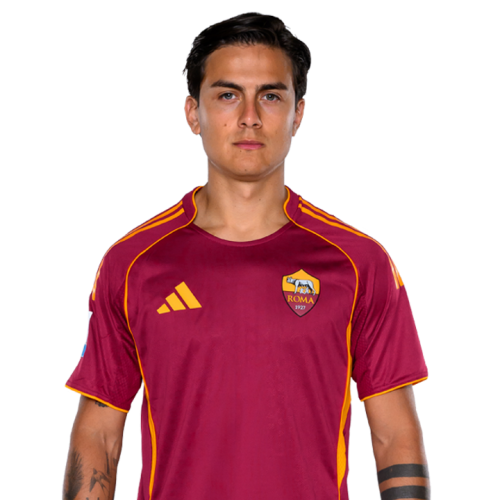 Paulo Dybala in AS Roma kit