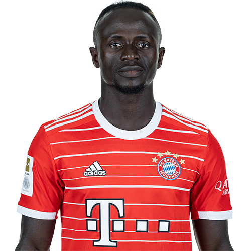 Sadio Mane in a Senegal shirt