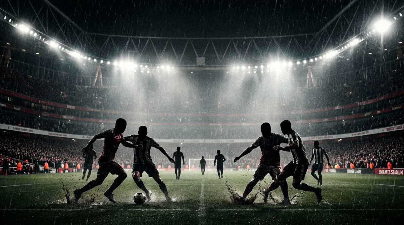 Football stadium atmosphere