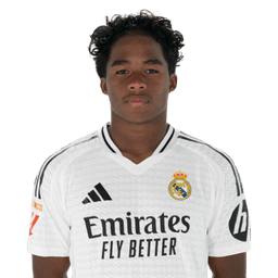 Endrick in Real Madrid kit