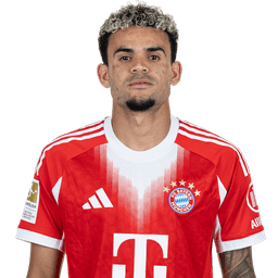 Luis Diaz in a Colombia shirt
