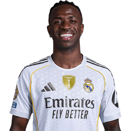 Vinicius Jr in the Real Madrid shirt