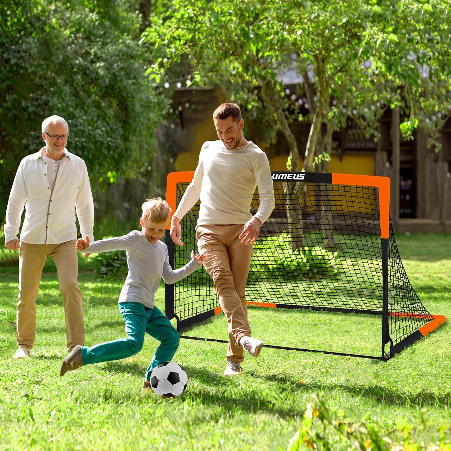 Kids Soccer Goals Set (4×3 / 6×4 ft)