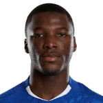 Moisés Caicedo in Chelsea kit