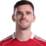 Andy Robertson in a Scotland shirt