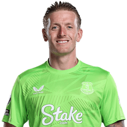Jordan Pickford in an England shirt