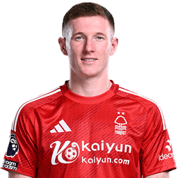 Elliot Anderson in Nottingham Forest kit