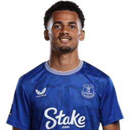 Iliman Ndiaye in Everton kit