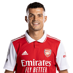 Granit Xhaka in action