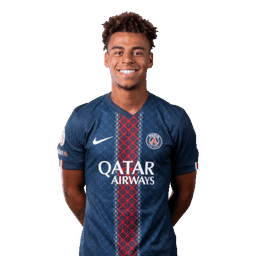 Désiré Doué in PSG kit