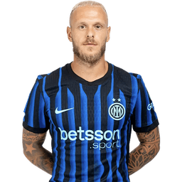 Federico Dimarco in Inter Milan kit