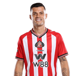 Granit Xhaka in action