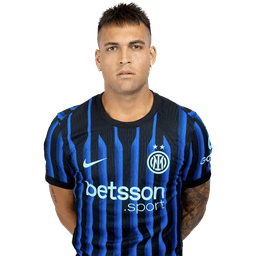 Lautaro Martínez in Inter Milan kit
