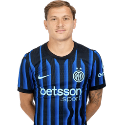 Nicolò Barella in Inter Milan kit