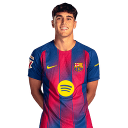 Pau Cubarsí in FC Barcelona kit