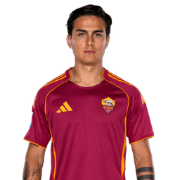 Paulo Dybala in AS Roma kit