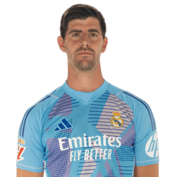 Thibaut Courtois in a Belgium shirt